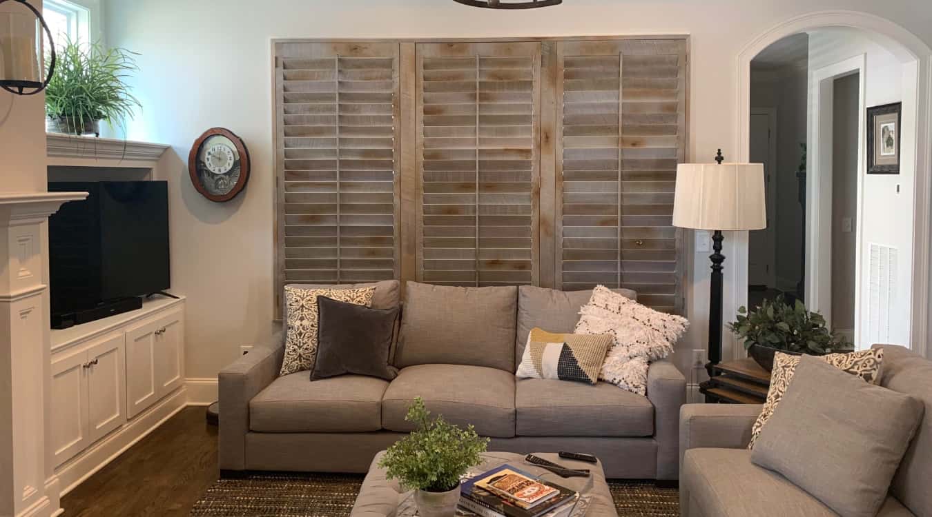 Reclaimed wood shutters in Tampa