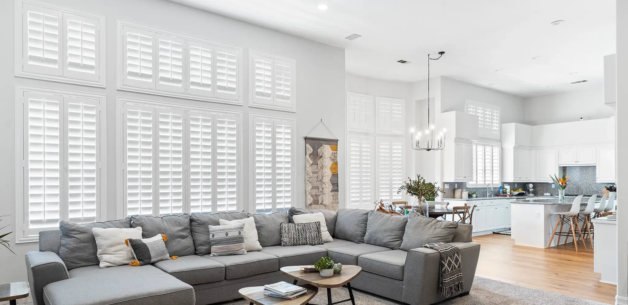 Shutters in a Tampa living room