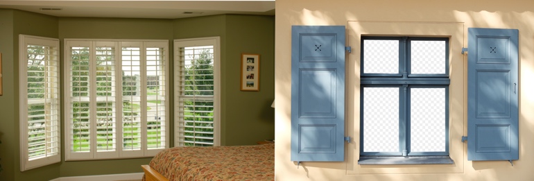 Tampa Florida exterior and interior shutters