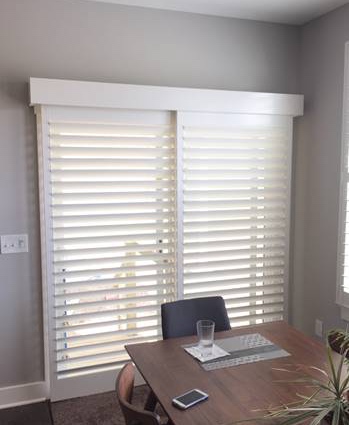 Those Outdated Vertical Blinds In Tampa, How Much Are Plantation Shutters For Sliding Glass Doors