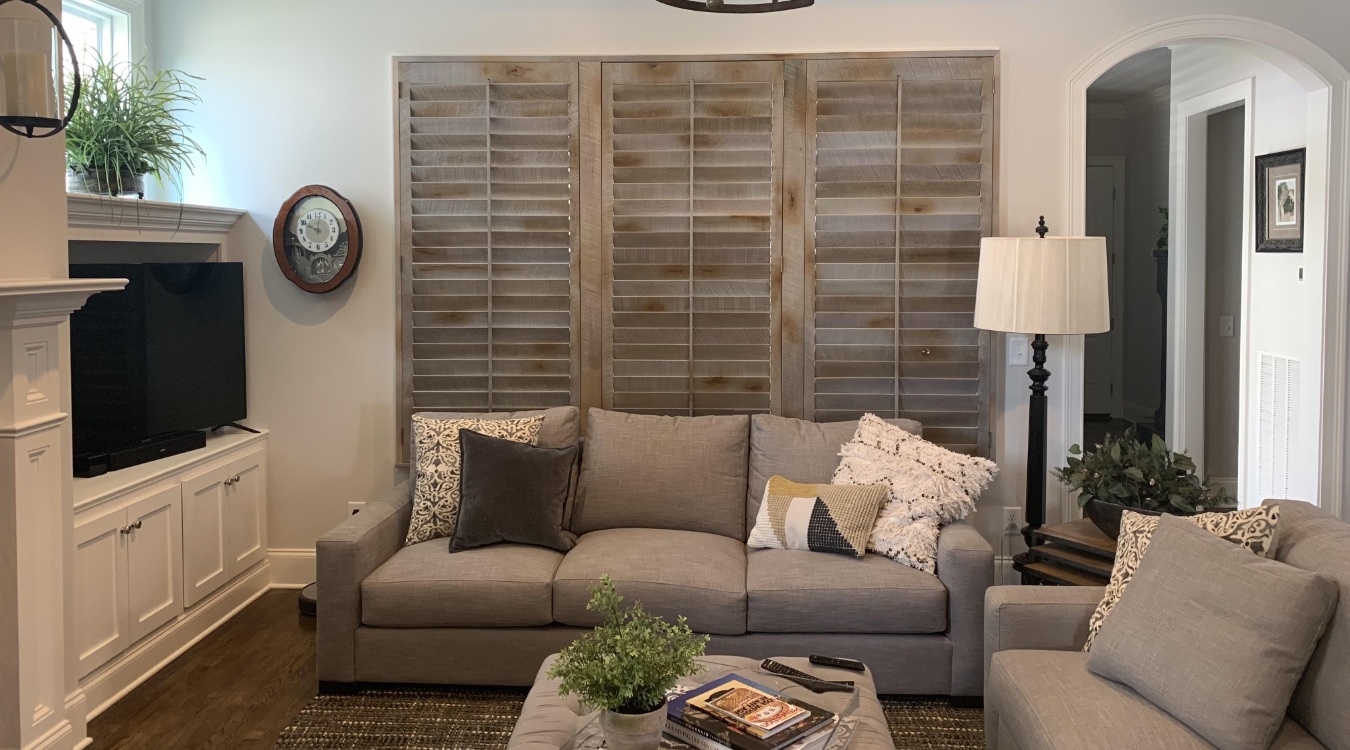 Reclaimed wood shutters in Tampa