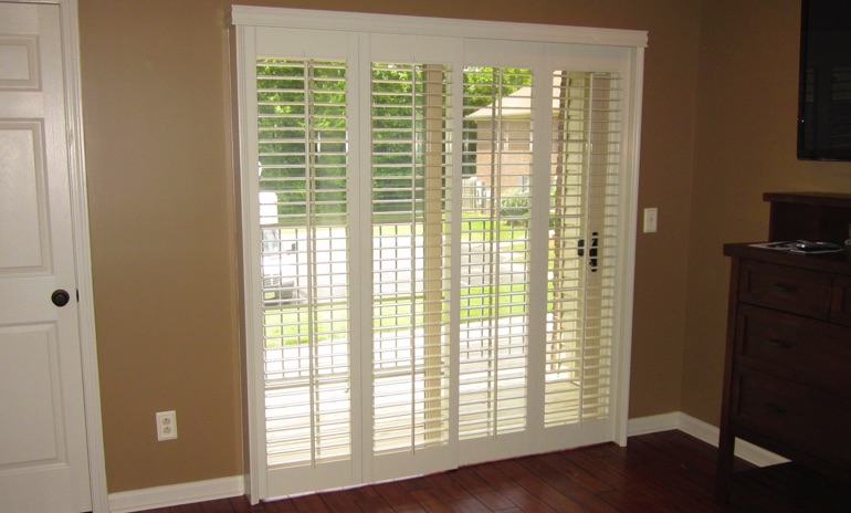 Sliding Glass Door Shutters In Tampa Sunburst