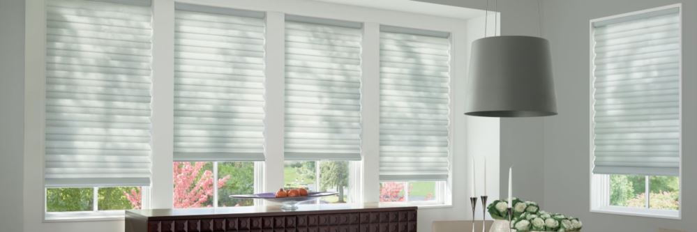Cellular shades on bullnose windows